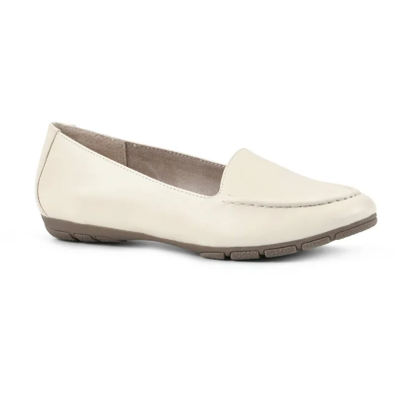 Women's Cashmere - Lined Ballet Flats in Burgundy for Warmth in Cold Weather Cliffs by White Mountain Womens GRACEFULLY Faux Leather Loafers