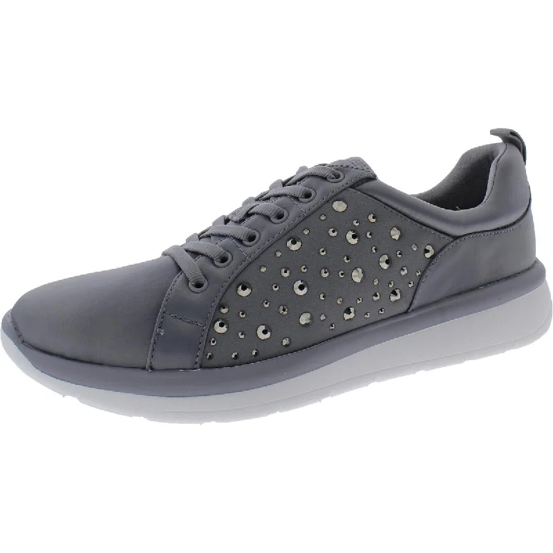 Women's Metallic Foil - Finish Ballet Flats in Gold for a Glamorous Night Out Cloudsteppers by Clarks Womens EZERA AVE Round toe Lace up Oxfords