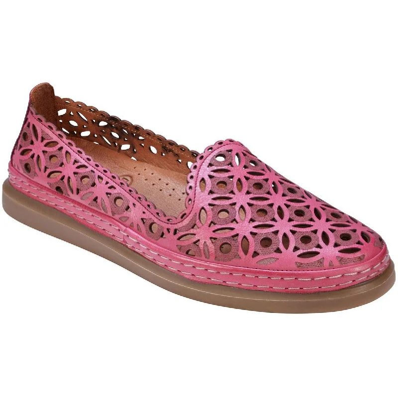 Women's Embroidered Floral Pattern Ballet Flats in White for a Spring - Inspired Outfit Cools 21 Womens Tumi Leather Slip On Flat Shoes
