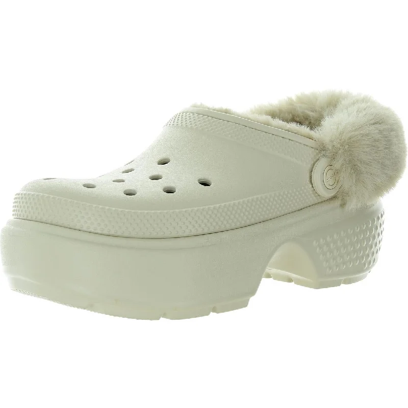 Women's Cashmere - Lined Ballet Flats in Burgundy for Warmth in Cold Weather Crocs Womens Faux Fur Rubber Clogs Women's Cashmere - Lined Ballet Flats in Burgundy for Warmth in Cold Weather Crocs Womens Faux Fur Rubber Clogs