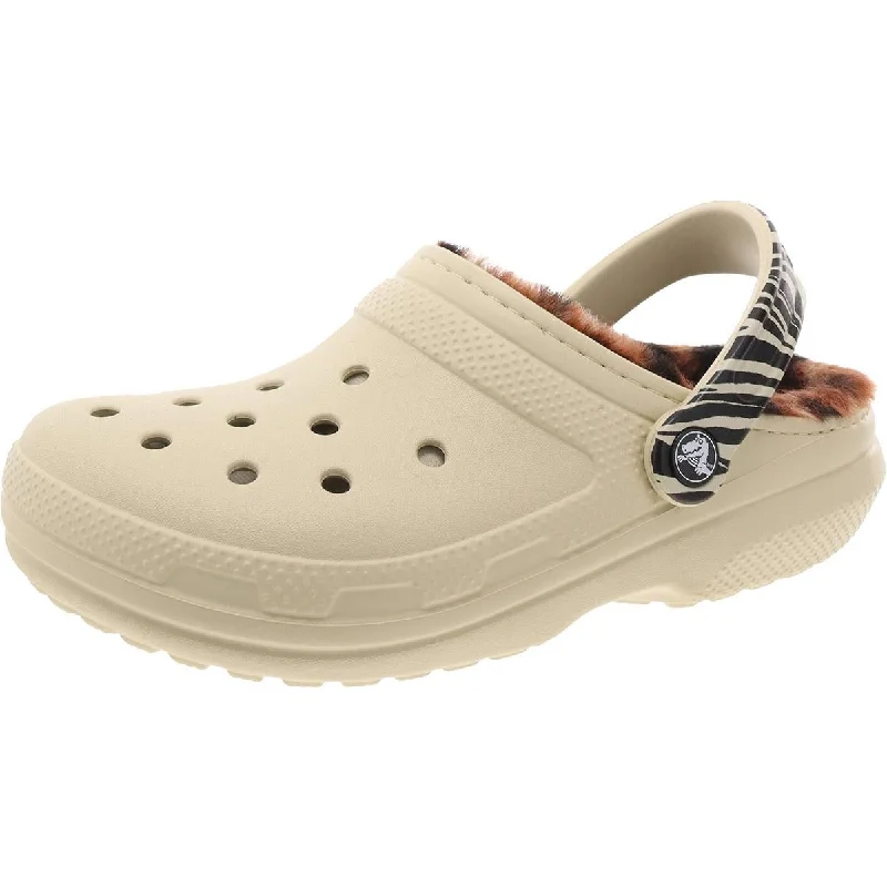 Women's Embroidered Floral Pattern Ballet Flats in White for a Spring - Inspired Outfit Crocs Womens CLASSIC LINED Slip On Laceless Clogs Women's Embroidered Floral Pattern Ballet Flats in White for a Spring - Inspired Outfit Crocs Womens CLASSIC LINED Slip On Laceless Clogs