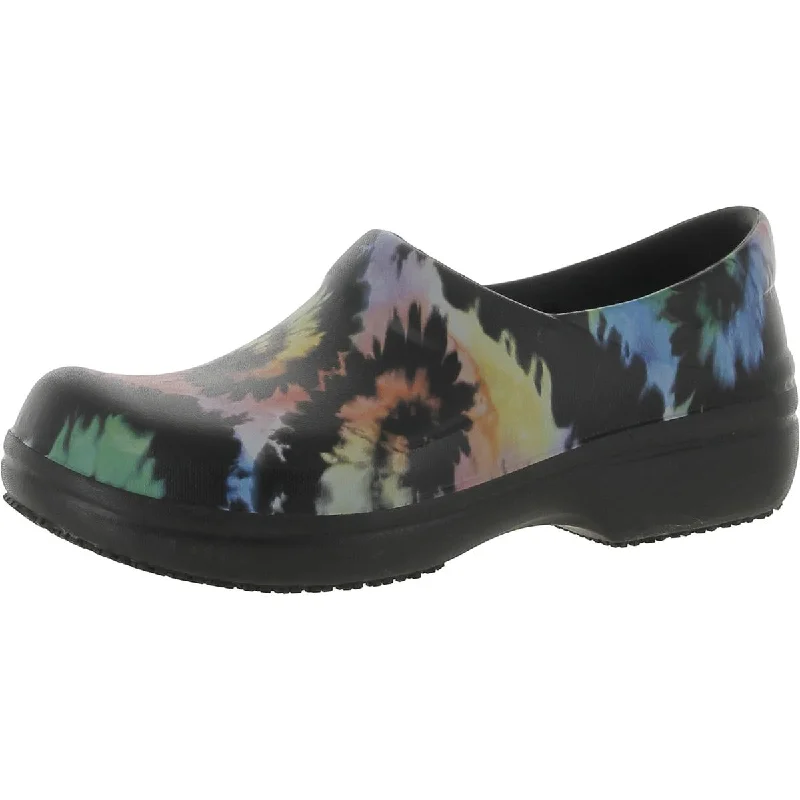 Women's Embroidered Floral Pattern Ballet Flats in White for a Spring - Inspired Outfit Crocs Womens Neria Pro II Comfort Insole Slip Resistant Clogs Women's Embroidered Floral Pattern Ballet Flats in White for a Spring - Inspired Outfit Crocs Womens Neria Pro II Comfort Insole Slip Resistant Clogs