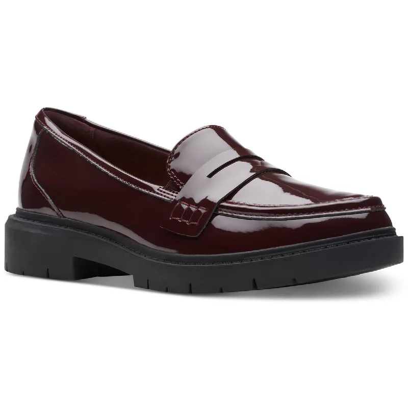 Women's Bow - Embellished Ballet Flats with a Platform Sole in Red for Added Height Clarks Womens Padded Insole Slip-On Loafers