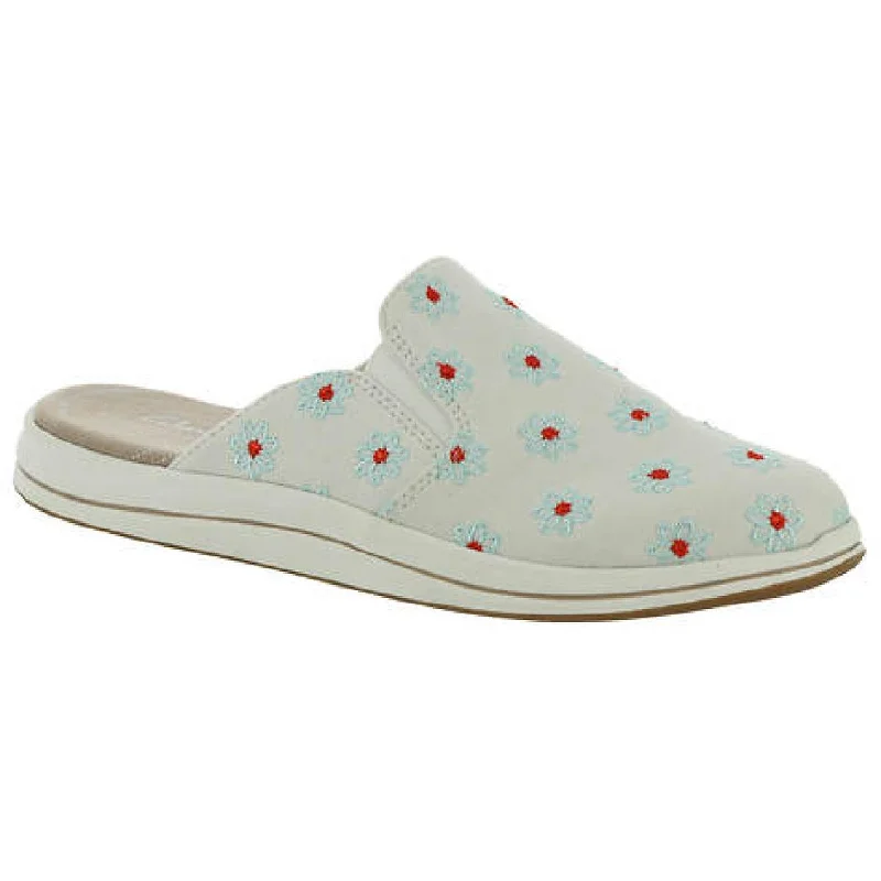 Women's Tassel - Trimmed Ballet Flats in Olive Green for a Trendy Twist Cloudsteppers by Clarks Womens Breeze Shore Mules