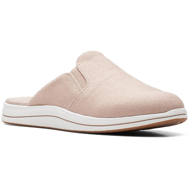 Women's Tassel - Trimmed Ballet Flats in Olive Green for a Trendy Twist Cloudsteppers by Clarks Womens Breeze Shore Cushioned Footbed Canvas Mules