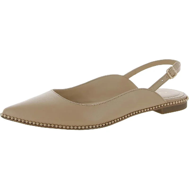 Women's Geometric - Patterned Ballet Flats in Multicolor for a Fashion - Forward Look Coach Womens Vae Leather Slip-On Slingbacks