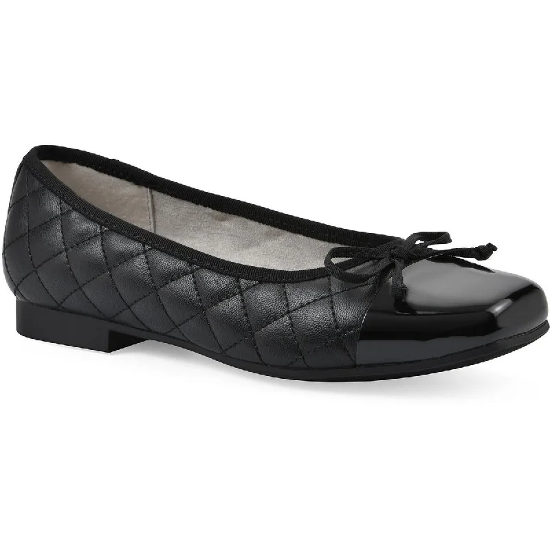 Women's Metallic Foil - Finish Ballet Flats in Gold for a Glamorous Night Out Cliffs by White Mountain Womens Besima Quilted Faux Leather Ballet Flats