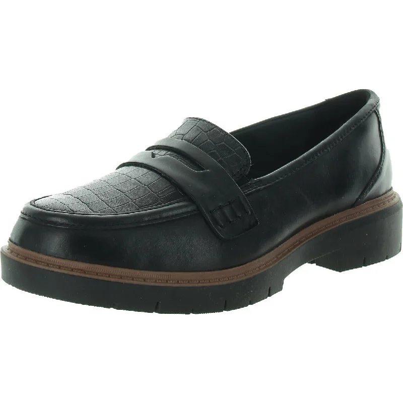 Women's Bow - Embellished Ballet Flats with a Platform Sole in Red for Added Height Clarks Womens Padded Insole Loafers