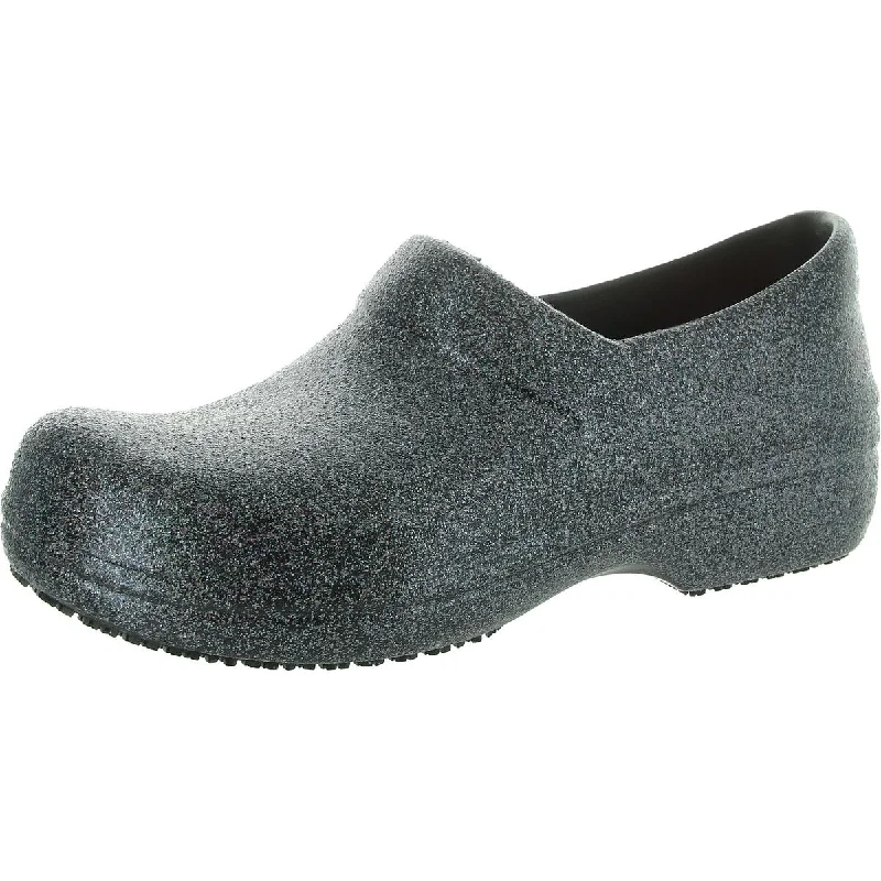 Women's Glitter - Embellished Ballet Flats in Silver for a Sparkly Party Look Crocs Womens Neria Pro II Literide Glitter Rubber Clogs Women's Glitter - Embellished Ballet Flats in Silver for a Sparkly Party Look Crocs Womens Neria Pro II Literide Glitter Rubber Clogs