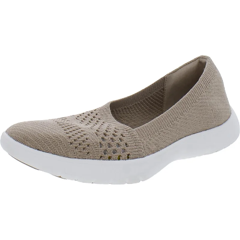 Women's Glitter - Embellished Ballet Flats in Silver for a Sparkly Party Look Cloudsteppers by Clarks Womens Adella Moon Slip On Round Toe Loafers