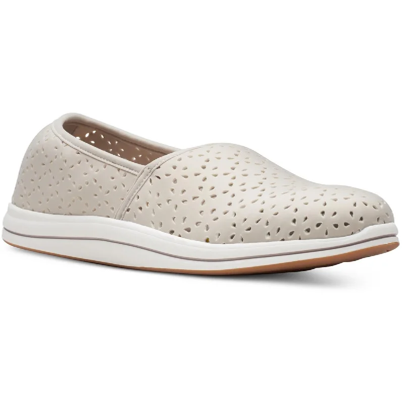 Women's Geometric - Patterned Ballet Flats in Multicolor for a Fashion - Forward Look Cloudsteppers by Clarks Womens Emily  Laser Cut Loafers