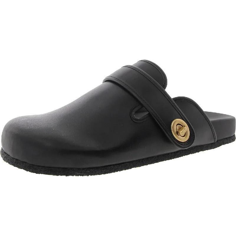 Women's Fur - Lined Ballet Flats in Tan for a Cozy Winter Option Coach Womens Black Leather Clog Padded Insole Clogs