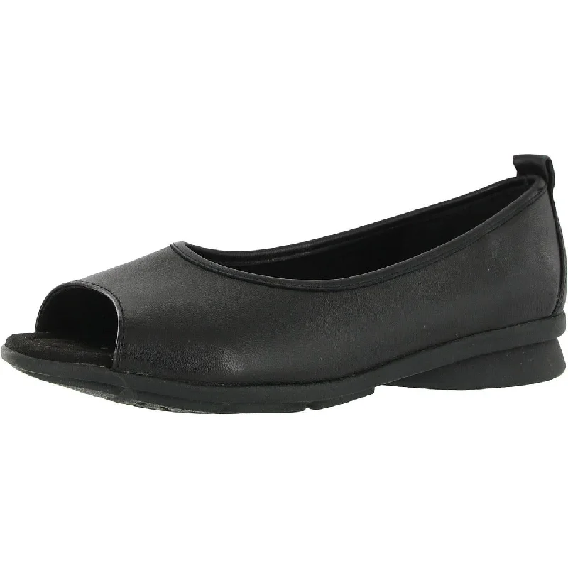 Women's Tassel - Trimmed Ballet Flats in Olive Green for a Trendy Twist Comfortiva Womens Cut-Out Leather Loafers