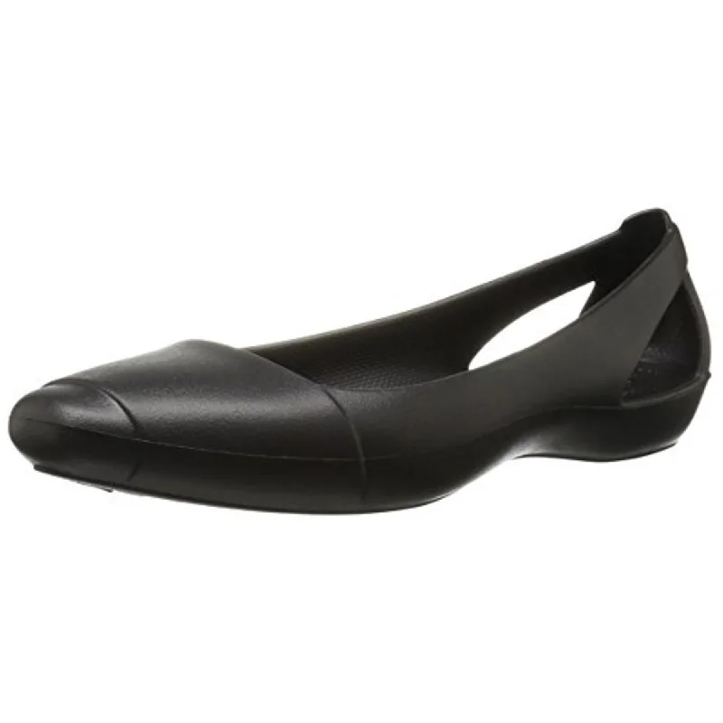 Women's Fur - Lined Ballet Flats in Tan for a Cozy Winter Option Crocs Womens Sienna Textured Casual Flats Women's Fur - Lined Ballet Flats in Tan for a Cozy Winter Option Crocs Womens Sienna Textured Casual Flats