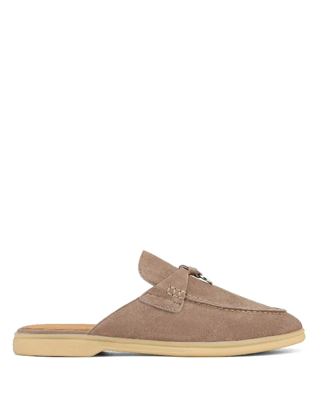 Women's Premium Leather Tassel Loafers in Dark Brown for a Classic Office Look Jessie Fawn Suede
