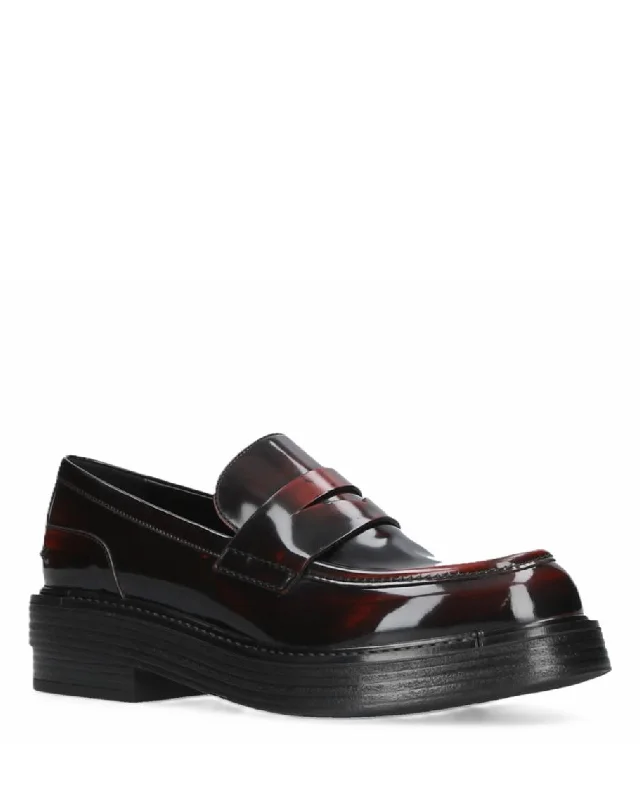 Women's Metallic Foil - Finish Loafers in Gold for a Glamorous Night Out A5815-T Net Red