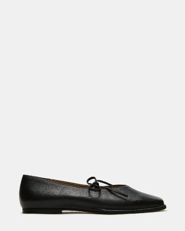 Women's Memory Foam Insole Loafers in Pink for Added Comfort LOLA BLACK LEATHER