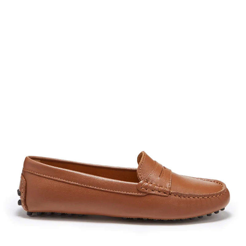 Women's Fur - Lined Loafers in Tan for a Cozy Winter Option Women's Penny Driving Loafers, tan leather Women's Fur - Lined Loafers in Tan for a Cozy Winter Option Women's Penny Driving Loafers, tan leather