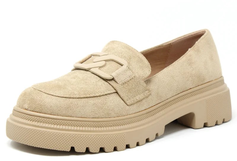 Women's Glitter - Embellished Loafers in Silver for a Sparkly Party Look Microfibre Buckle Loafer Women's Glitter - Embellished Loafers in Silver for a Sparkly Party Look Microfibre Buckle Loafer