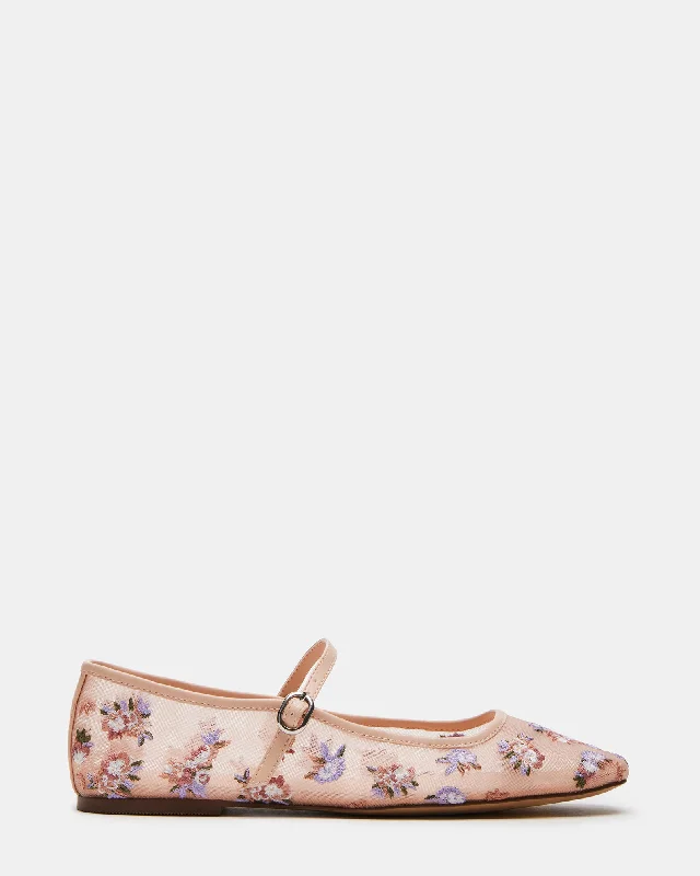 Women's Premium Leather Tassel Loafers in Dark Brown for a Classic Office Look MAPLE FLORAL MULTI