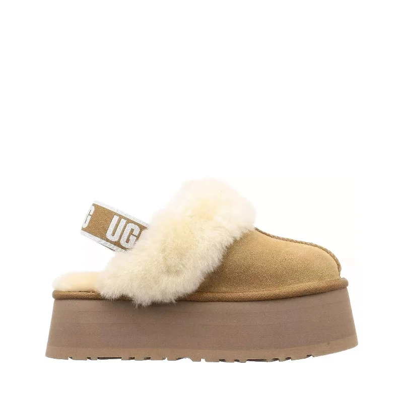 Women's Shearling Lined Slippers with a Fleece Upper in Tan for Ultimate Warmth Women's Shearling Lined Slippers with a Fleece Upper in Tan for Ultimate Warmth Women's Shoes UGG FUNKETTE Platform Sheepskin & Suede Slippers 1113474 CHESTNUT Women's Shearling Lined Slippers with a Fleece Upper in Tan for Ultimate Warmth Women's Shearling Lined Slippers with a Fleece Upper in Tan for Ultimate Warmth Women's Shoes UGG FUNKETTE Platform Sheepskin & Suede Slippers 1113474 CHESTNUT