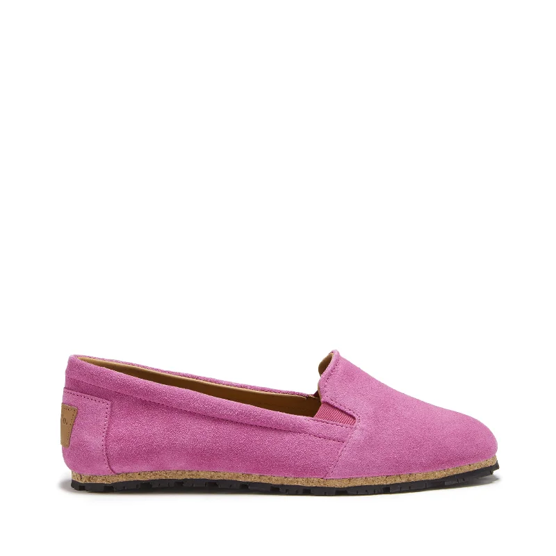 Women's Tassel - Trimmed Loafers with a Low Heel in Olive Green for a Trendy Twist Women's Continental Espadrilles, candy pink suede