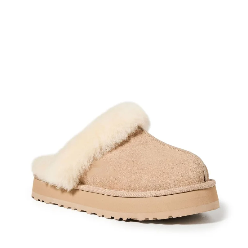 Women's Shearling Lined Slippers with a Fleece Upper in Tan for Ultimate Warmth Women's Shearling Lined Slippers with a Fleece Upper in Tan for Ultimate Warmth Women's Shoes UGG DISQUETTE Platform Sheepskin & Suede Slippers 1122550 SAND Women's Shearling Lined Slippers with a Fleece Upper in Tan for Ultimate Warmth Women's Shearling Lined Slippers with a Fleece Upper in Tan for Ultimate Warmth Women's Shoes UGG DISQUETTE Platform Sheepskin & Suede Slippers 1122550 SAND