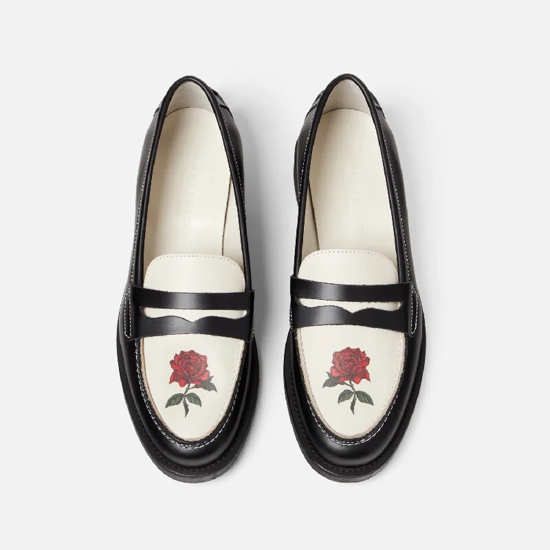 Women's Fur - Lined Loafers in Tan for a Cozy Winter Option Wilde Red Rose Penny Loafer - Women's Women's Fur - Lined Loafers in Tan for a Cozy Winter Option Wilde Red Rose Penny Loafer - Women's