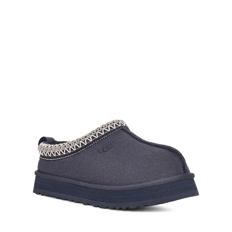 Women's Leather Slippers with a Hand - Stitched Design in Burgundy for Durability Women's Leather Slippers with a Hand - Stitched Design in Burgundy for Durability UGG Unisex-Child Tazz Slipper, Eve Blue