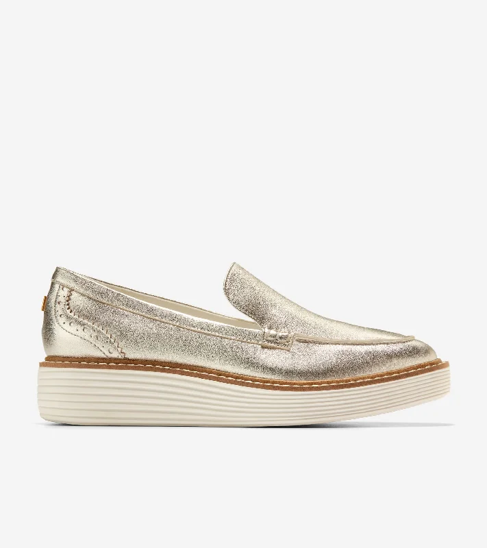 Women's Fur - Lined Loafers in Tan for a Cozy Winter Option Women's ØriginalGrand Platform Venetian Loafers Women's Fur - Lined Loafers in Tan for a Cozy Winter Option Women's ØriginalGrand Platform Venetian Loafers