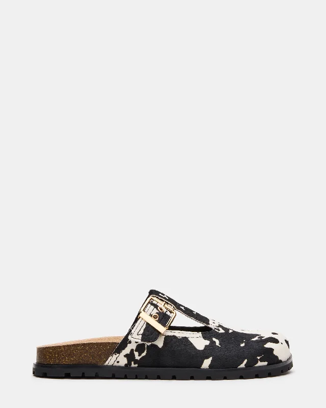 Women's Premium Leather Tassel Loafers in Dark Brown for a Classic Office Look ATTICUS BLACK MULTI