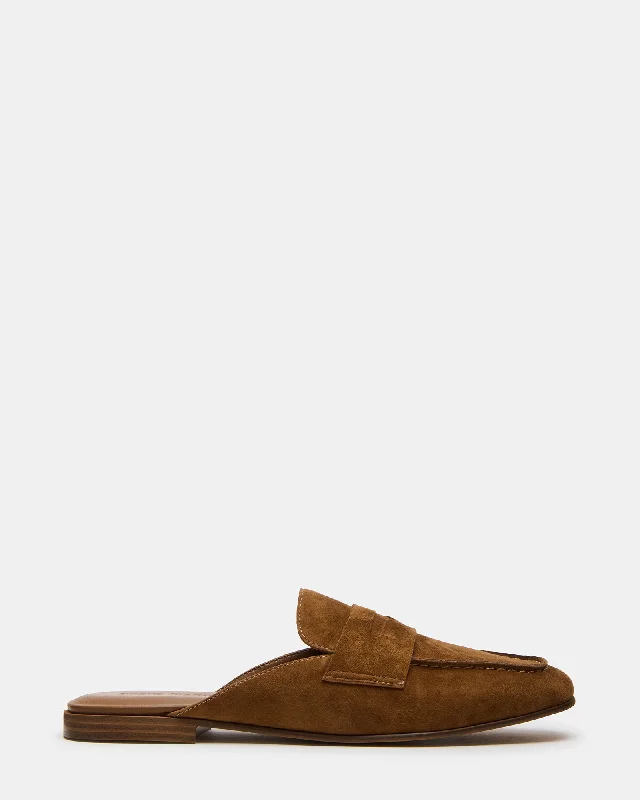 Women's Geometric - Patterned Loafers in Multicolor for a Fashion - Forward Look CALEB CAMEL SUEDE