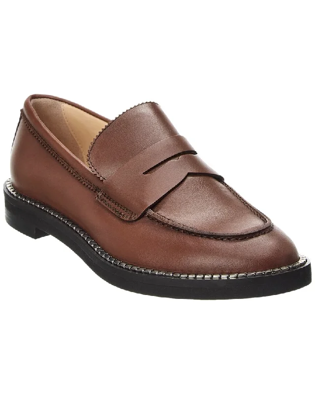 Women's Embroidered Floral Pattern Loafers in Beige for a Spring - Inspired Outfit Agl Sirena Leather Moccasin Women's Embroidered Floral Pattern Loafers in Beige for a Spring - Inspired Outfit Agl Sirena Leather Moccasin