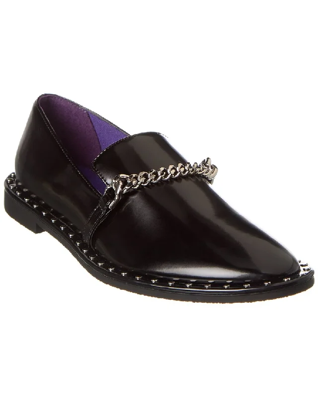 Women's Embroidered Floral Pattern Loafers in Beige for a Spring - Inspired Outfit Stella Mccartney Falabella Loafer Women's Embroidered Floral Pattern Loafers in Beige for a Spring - Inspired Outfit Stella Mccartney Falabella Loafer