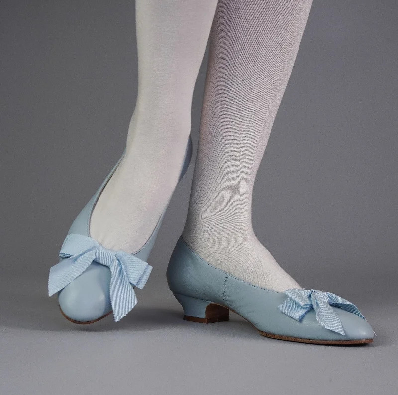 Women's Leather Slippers with a Hand - Stitched Design in Burgundy for Durability Women's Leather Slippers with a Hand - Stitched Design in Burgundy for Durability Waltz Women's Edwardian Slipper (Pale Blue)