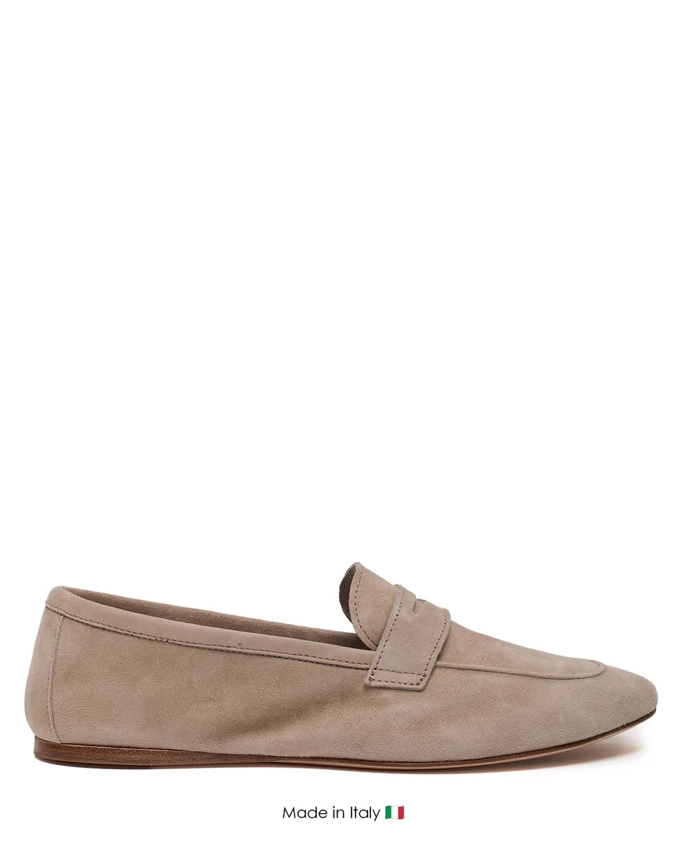 Women's Geometric - Patterned Loafers in Multicolor for a Fashion - Forward Look Max Suede Beige