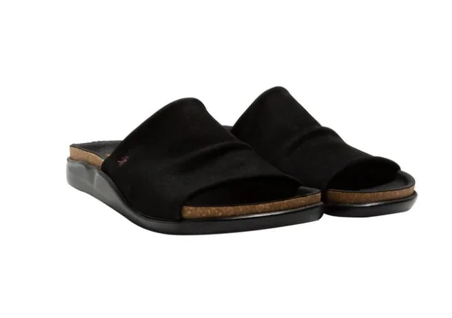 ART 1385 Biarritz Nobuck Washed Slide Sandals