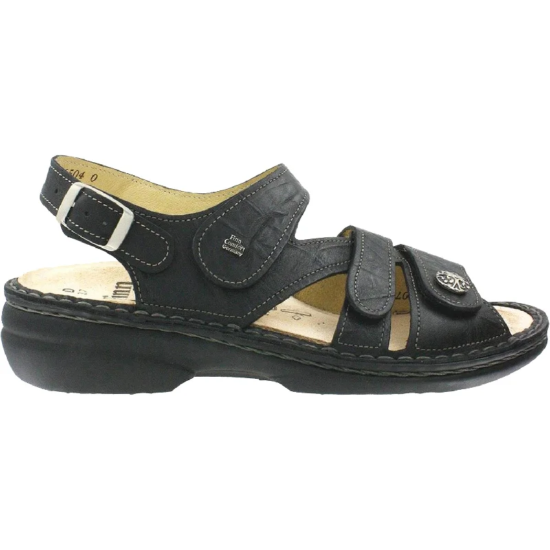 Women's Finn Comfort Gomera Soft Black Leather