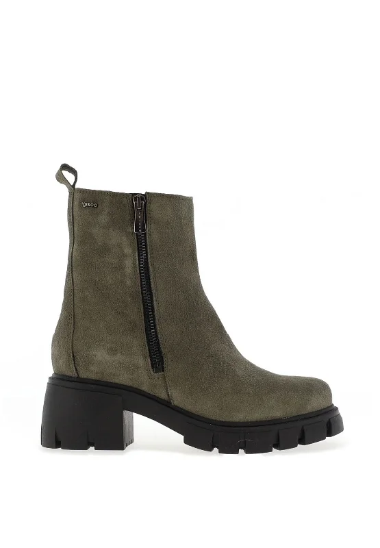 women's riding boots women's riding bootsIgi & Co. Suede Zip Chunky Boots, Green