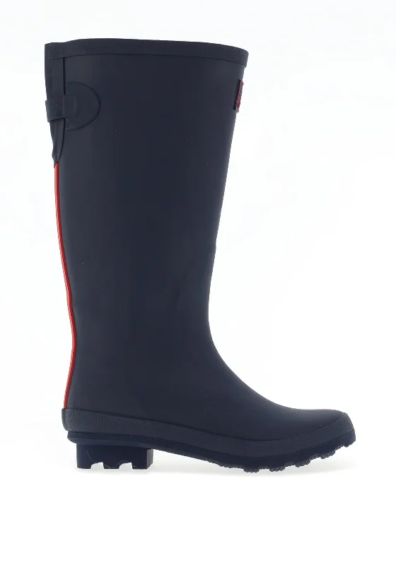 women's combat boots women's combat bootsKate Appleby Rainy High Wellies, Navy