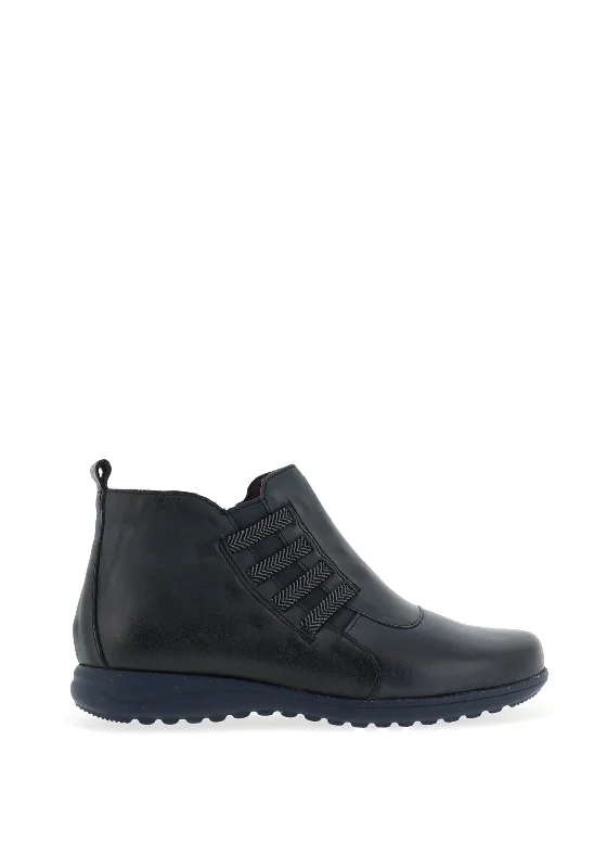 women's heeled boots women's heeled bootsPitillos Leather Elasatic Panel Boots, Navy women's heeled boots women's heeled bootsPitillos Leather Elasatic Panel Boots, Navy