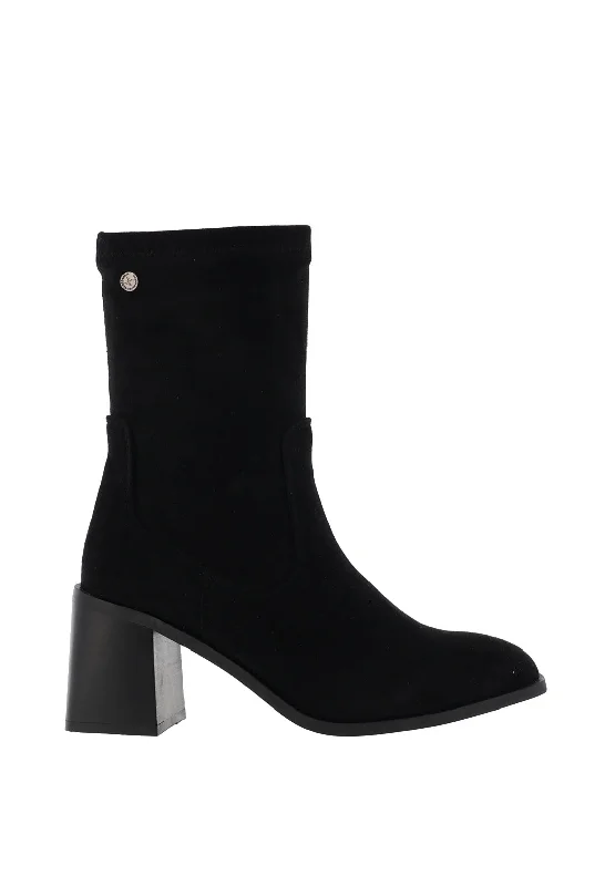women's flat boots women's flat bootsXti Womens Faux Suede Block Heeled Boots, Black women's flat boots women's flat bootsXti Womens Faux Suede Block Heeled Boots, Black
