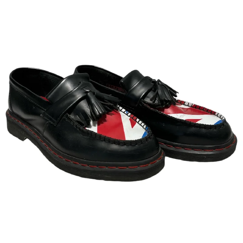 Dr.Martens/Loafers/US 8/Animal Pattern/Leather/BLK/