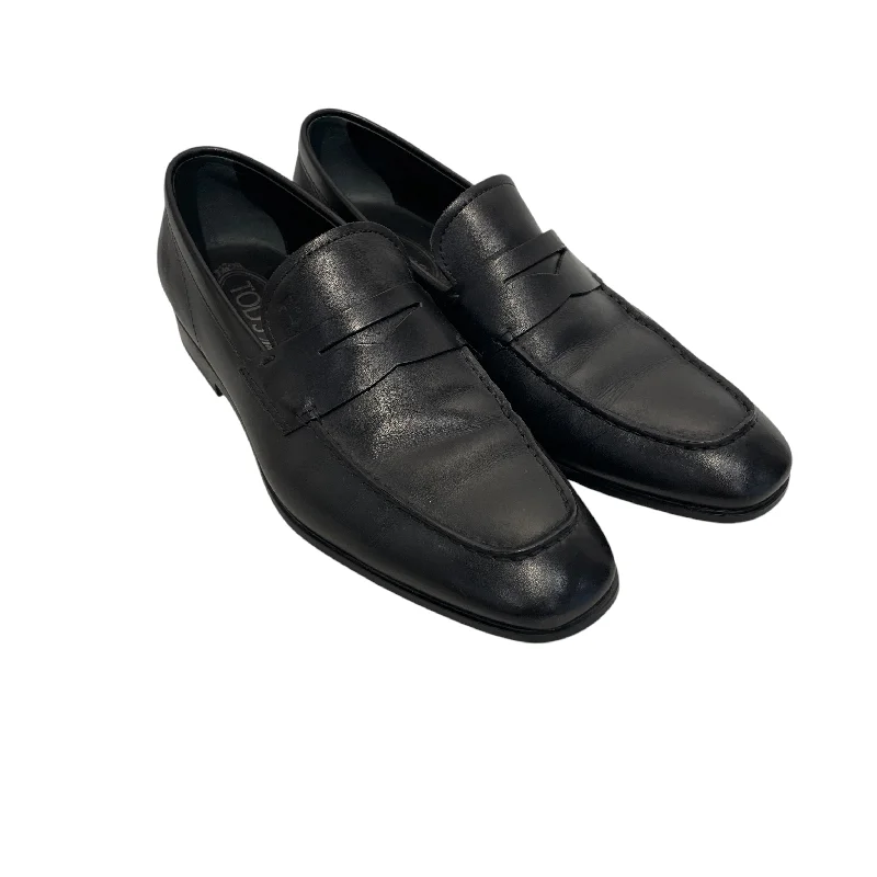 TOD'S/Loafers/US 6/Leather/BLK/