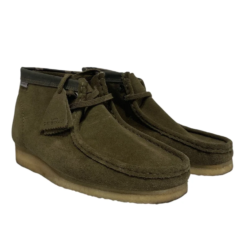 Clarks/Carhartt/Loafers/US 9.5/Suede/GRN/WALLABEE