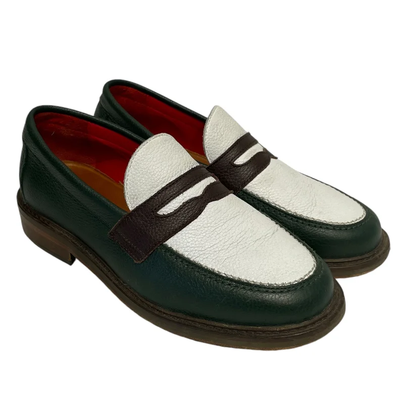 AIME LEON DORE/Loafers/EU 38/Leather/GRN/Penny Loafer