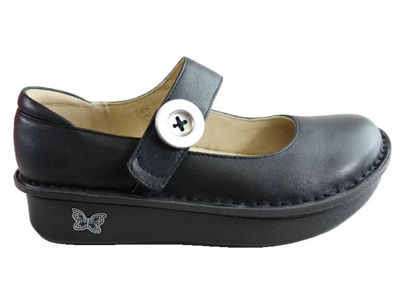 Flip - flop style men's sandals for beach wearAlegria Paloma Womens Comfortable Leather Mary Jane Shoes