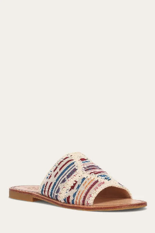 Flip - flop style men's sandals for beach wearAva Crochet Slide