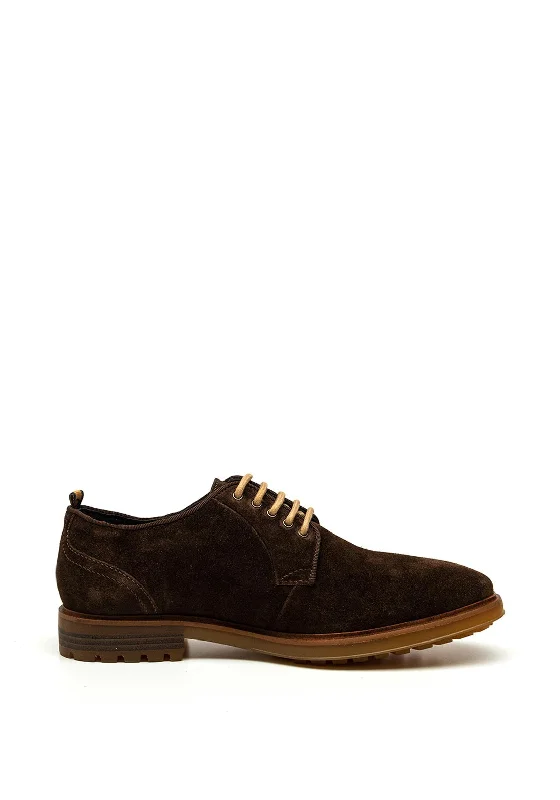 Base London Hughes Suede Shoes, Brown