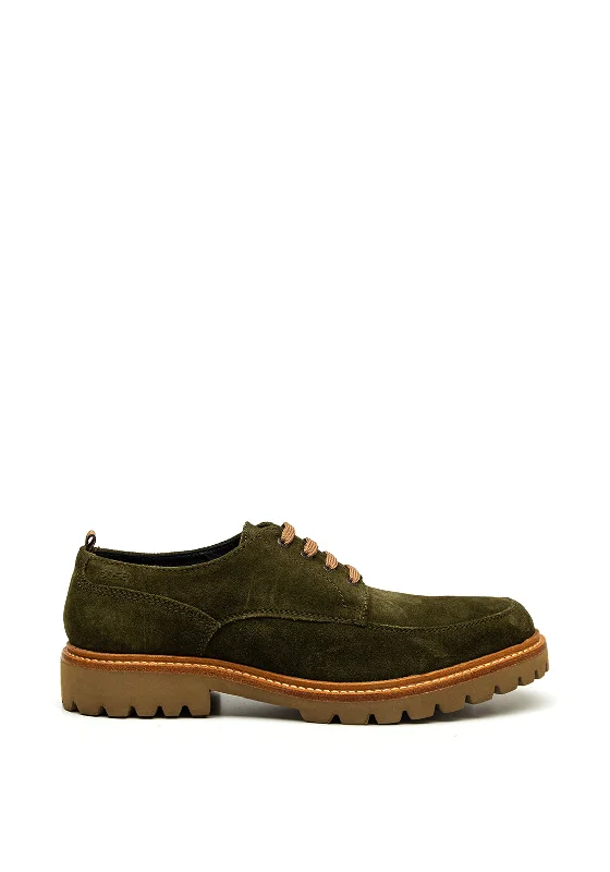 Base London Jersey Suede Shoes, Khaki